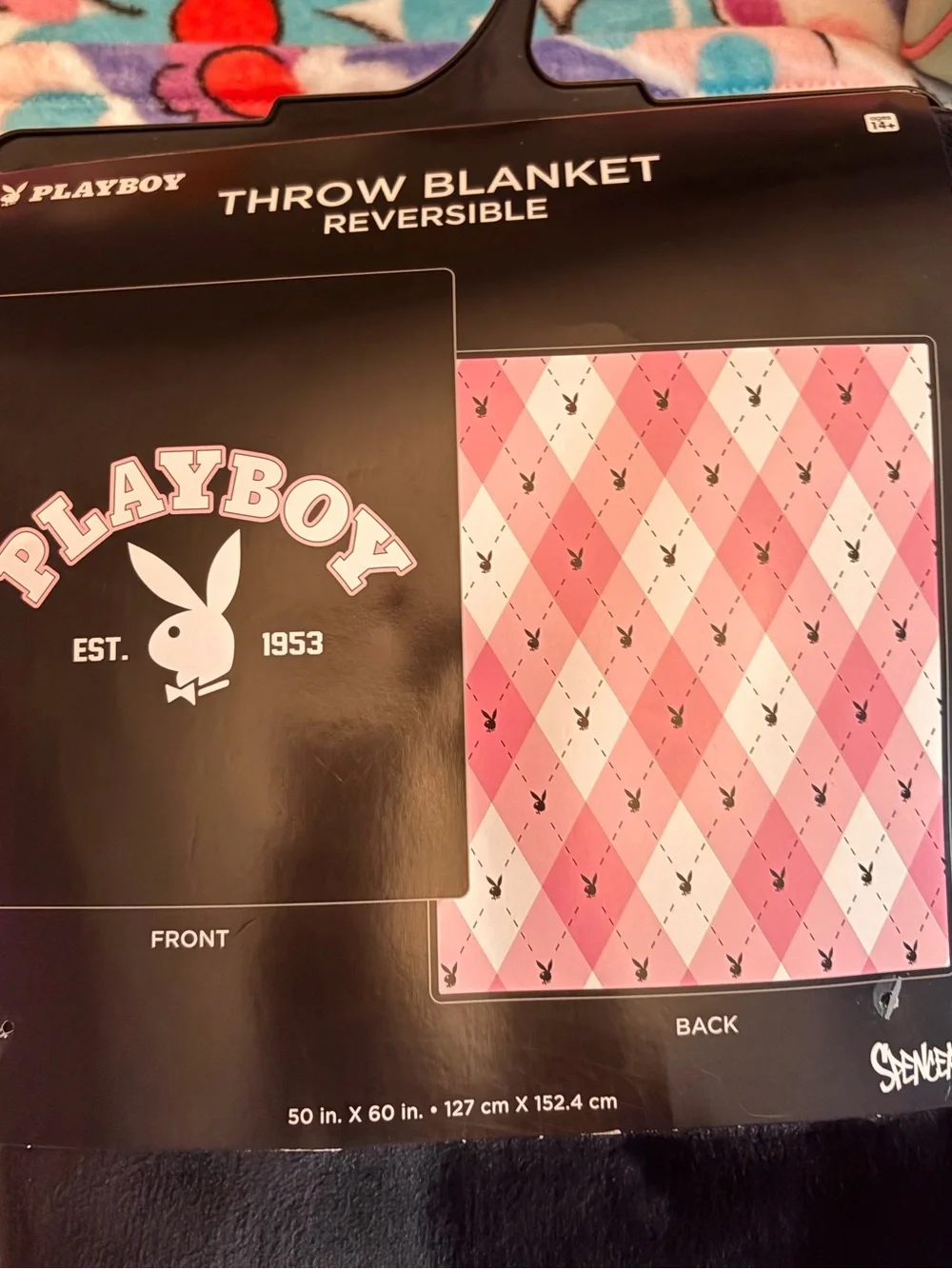 NWT Playboy bunny blanket